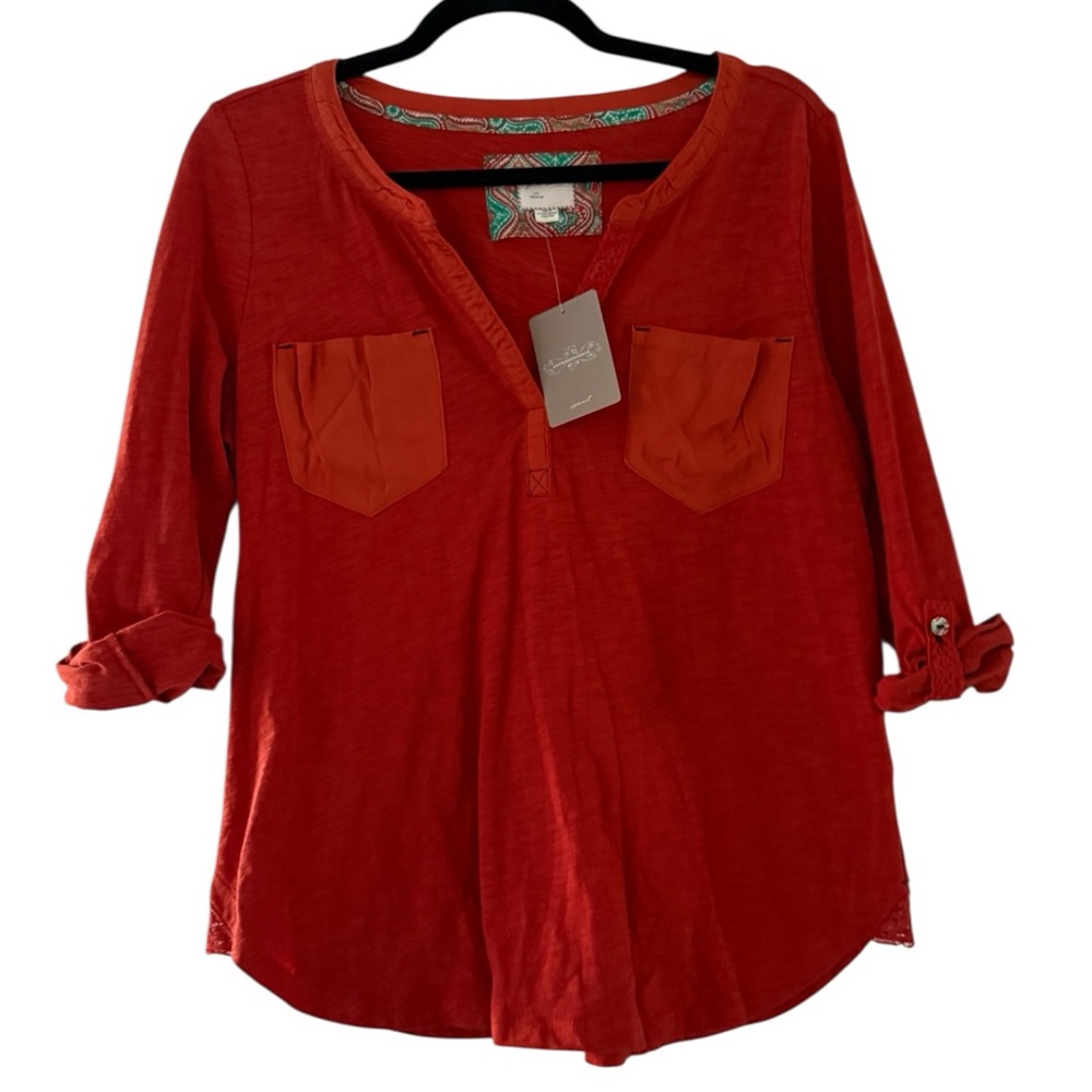 NWT - Anthropologie Red Top